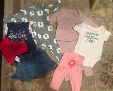 Lot Of Baby Girl Clothes Mostly 3-6 Months  Accessories