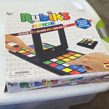 Rubik's Race 2-Player Sliding Puzzle Brain Teaser Game, 4x4 Strategy