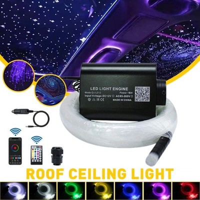 Car Home RGB 100~550pcs Headliner Star Light kit Roof Ceiling Lights Fiber Opti