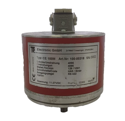 TR Electronic CE 100M Drehgeber Encoder 4096 Impulse RS422 11 27VDC
