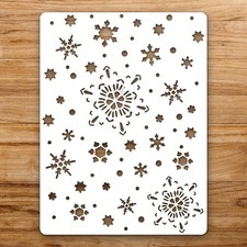 Snowflake Desig Large Reusable Wall Stencil For Painting DIY Home Decor Template