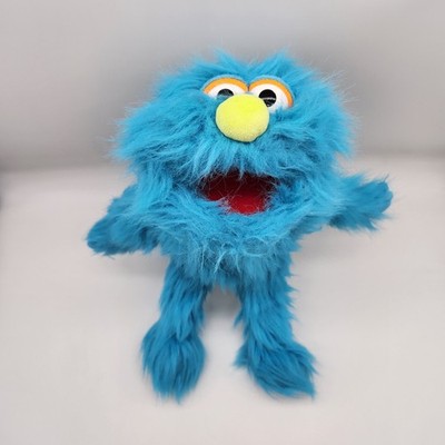 Silly Puppets 2008 - 14” Fuzzy Blue Monster Hand Puppet | eBay