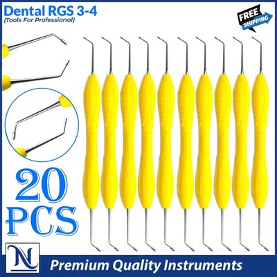 Dental Instrument RGS 3-4 Silicone Handle Depth Dimensions for Restorations