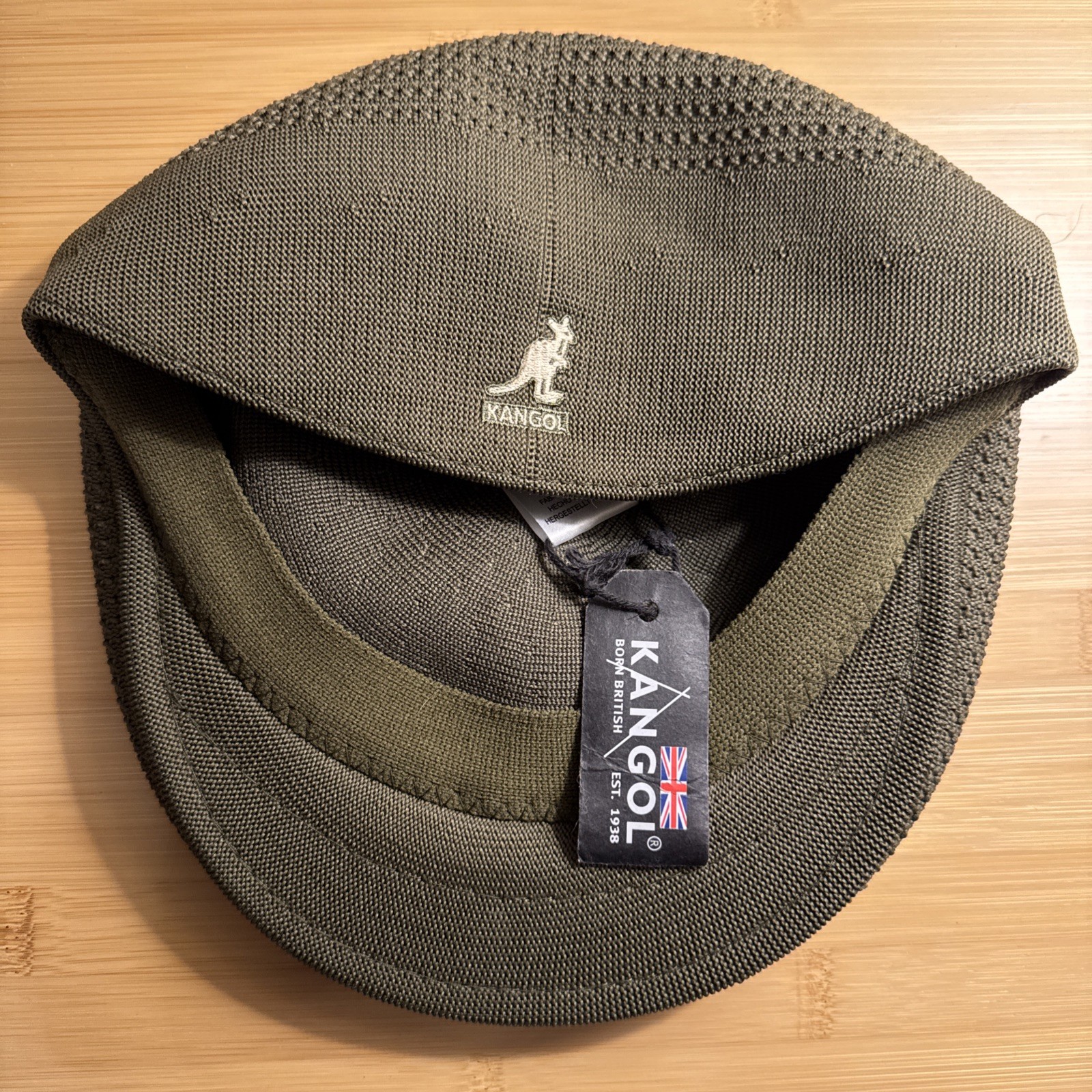 Kangol Men's Tropic Ventair 504 Cap - Green XL Extra Large