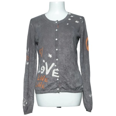 Frogbox, Strickjacke, Damen, Größe: 38, Grau/Mehrfarbig, Kaschmir/Baumwolle #vbC