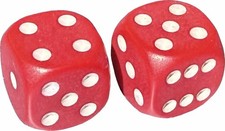 Blood Bowl Dice Pair Vintage GW Board Game Replacement Dice - 1st Ed. Brown Box