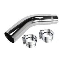 4 Diesel Exhaust Tips 4 Inlet 6 Outlet 23 Long Chrome Exhaust Pipe Elbow