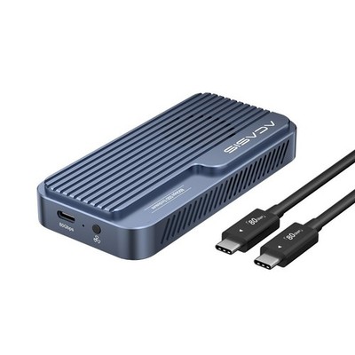 Acasis 80Gbps SSD Gehäuse Gekühlt TB5/USB4 Kompatibel für Pro Editoren/Gamer