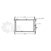 KüHler MotorküHlung FüR Opel Astra F Caravan 1.7 TDS Bj.91-98