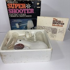Vtg. Wear Ever Super Shooter Electric Cookie Canape Candy Maker Press No. 70001