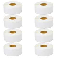 8Rolls 1" x 1-1/2" Book Spine 750 Labels 30347 for Dymo LabelWriters 450 Duo
