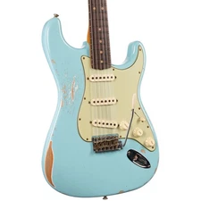 Fender Custom Shop LTD 1964 L-Series Stratocaster Heavy Relic Daphne Blue (855)