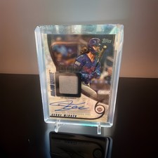 Topps 2025 Update Major League Material Jesse Winker Mets Auto MEM /10