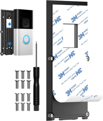 No Drill Ring Doorbell Mount for Ring Video Doorbell 1/2/3/3 Plus/4/ (2020 Relea