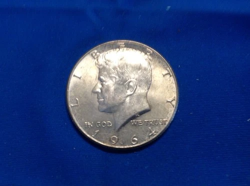 1964 Kennedy Half Dollar (black)