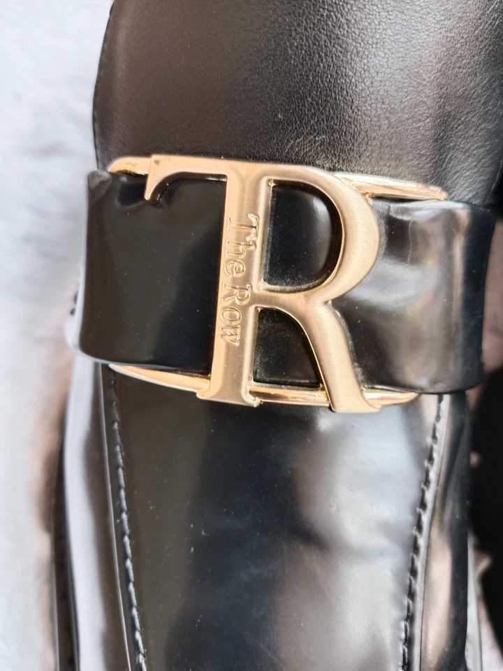 Мокасины с квадратным носком THE ROW - Изображение 3 из 4