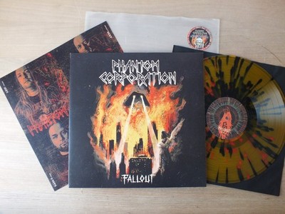 PHANTOM CORPORATION - Fallout  FIRE SPLATTER  Vinyl  LP 2023   Vinyl   mint-