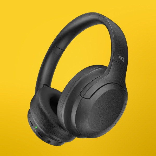XQISIT Wireless ANC Over-Ear Headphone Up to 60h Playtime Black Matte
