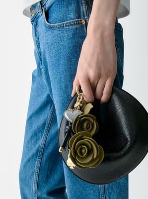 Kate Spade Charmed Rose Bag Charm KM421 YCE Dried thyme | eBay