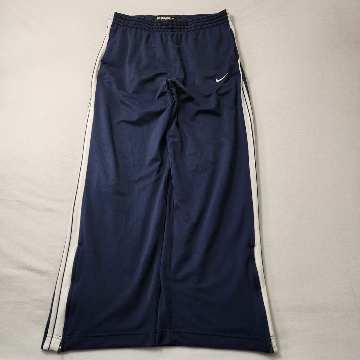 Nike Track Pants Baggy Mens 2XL Blue Basketball Wide Leg Skater