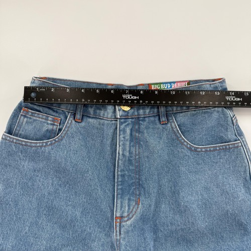 Big Bud Press New Frontier Jeans Womens 29 High Rise Straight Made in USA - Picture 2 of 7