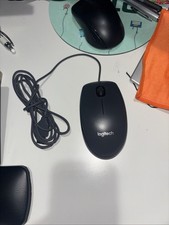 Logitech M100 Full Size Corded USB Optical Mouse. Left Or Right Hand