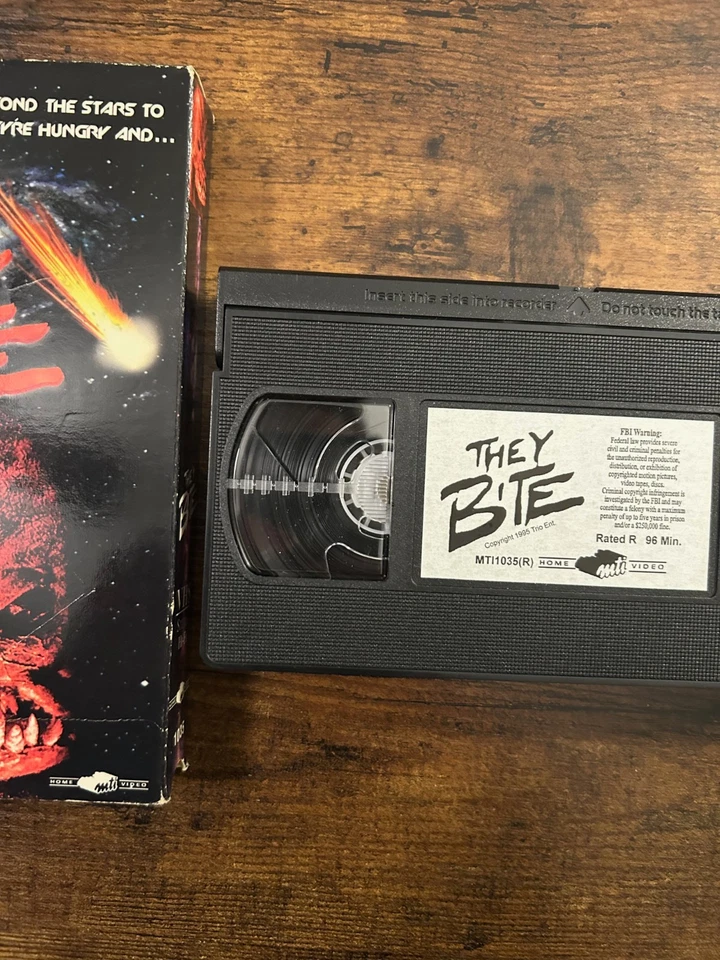 They Bite VHS (1995) Ron Jeremy Horror Rare Gore - Image 2 of 4