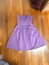 David’s Bridal Purple Semi-Formal Dress Size 4 (With Pockets!)
