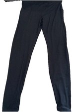 Black Ankle Leggings Pants Woman  s Size L