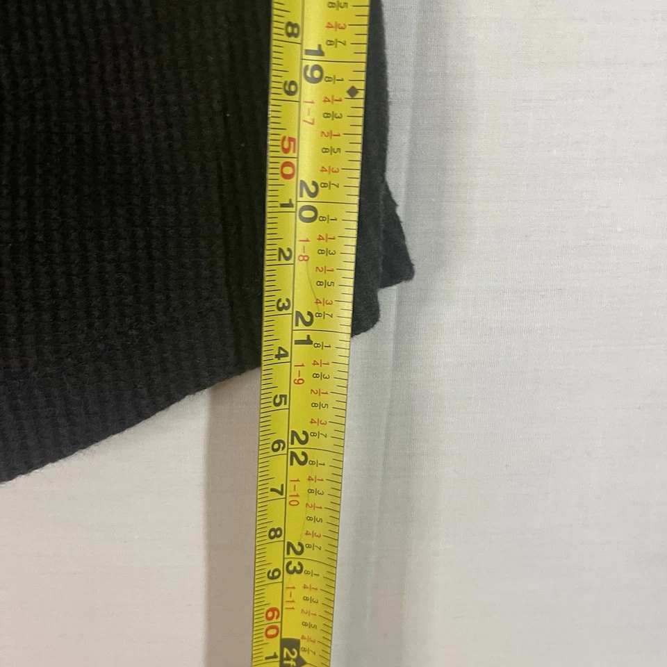 Vintage Y2K Malha Waffle Glória Desbotada Henley Preta Feminina Tamanho Xs Manga Longa - Imagem 4 de 4