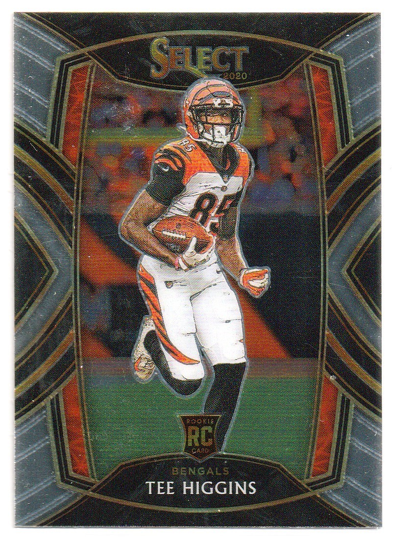 2020 Panini Select Tee Higgins RC Club Level #260 Cincinnati Bengals