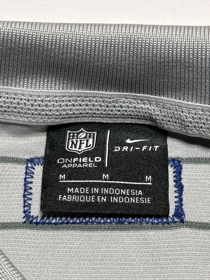 Indianapolis Colts Nike NFL On Field Dri-Fit Polo Camisa de Golf para Hombres Talla Mediana Foto 3 de 4