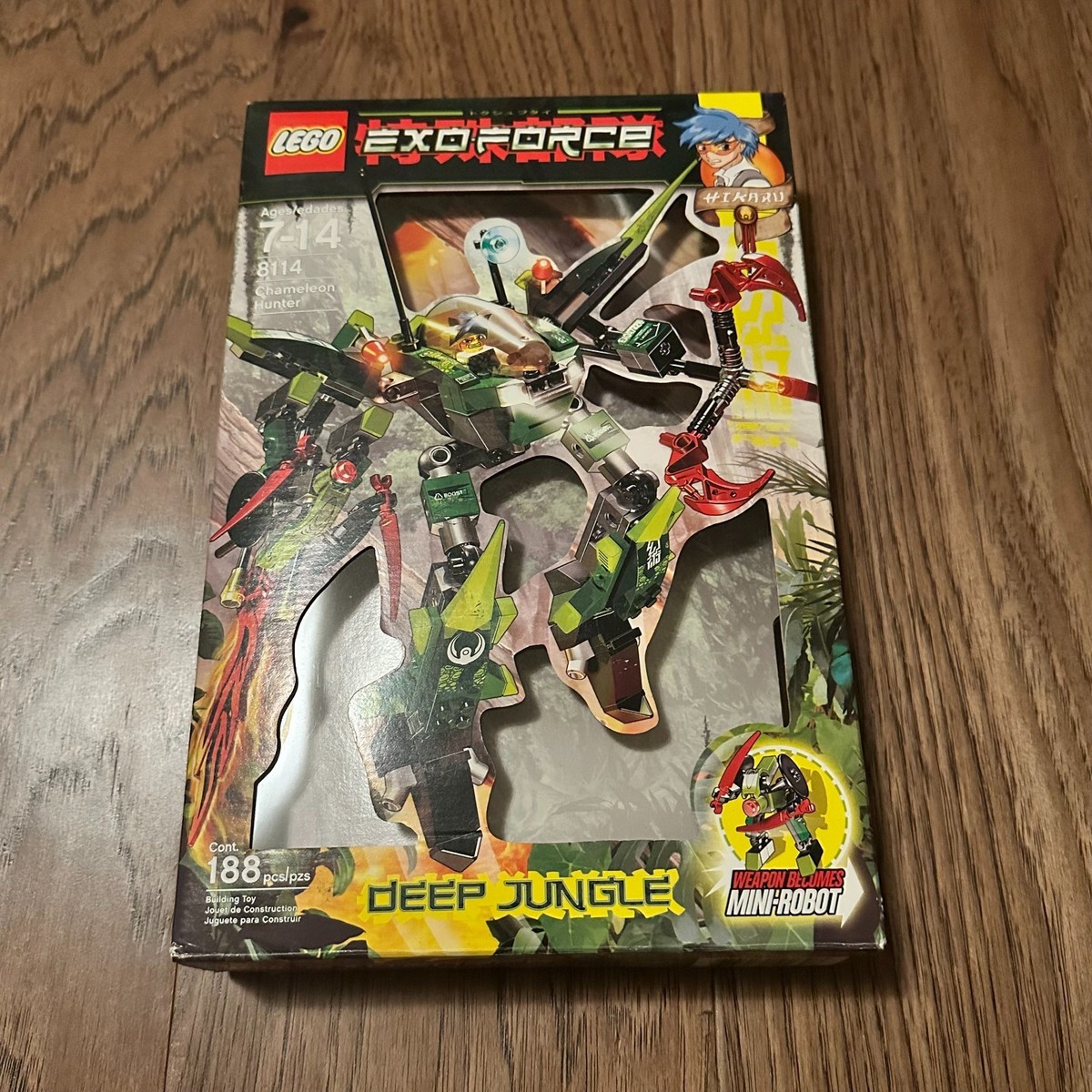 LEGO Exo-Force Chameleon Hunter 8114 Deep Jungle Box Only