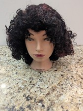 Women's 14" Hair Wig 200 Density Curly Black