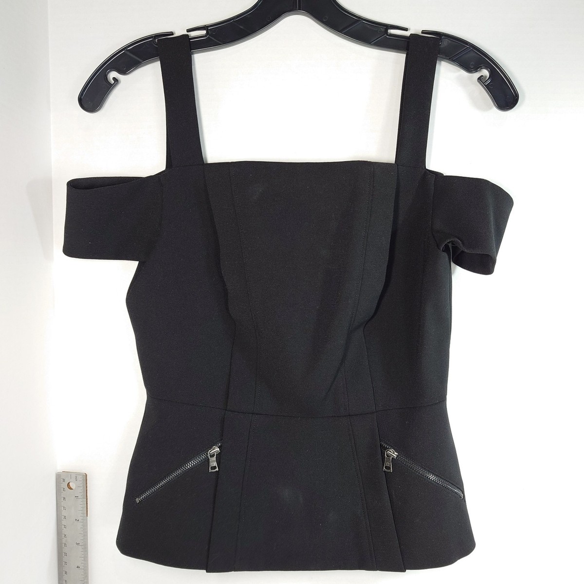 Top Sans Manches BCBG MAXAZRIA Noir - Taille XXS, Occasion En Excellent état, Style Tank