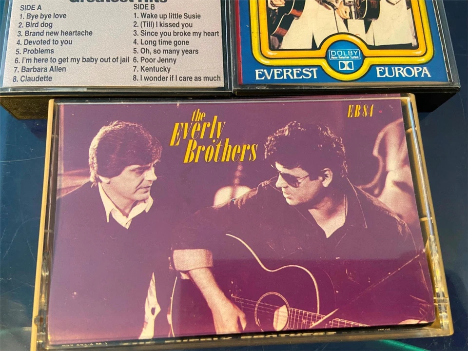 Everly Brothers Lot of 3 Vintage Cassette Tapes Greatest Hits EB84 Hits Lady Lay - Image 3 of 4