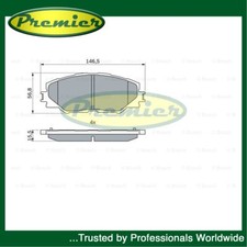 Set pastiglie freno anteriori Premier adatte a Toyota RAV4 2005-2018 Auris 2012-2018