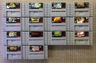 Authentic Super Nintendo [SNES] Game Cartridges Only (Loose) - You Pick