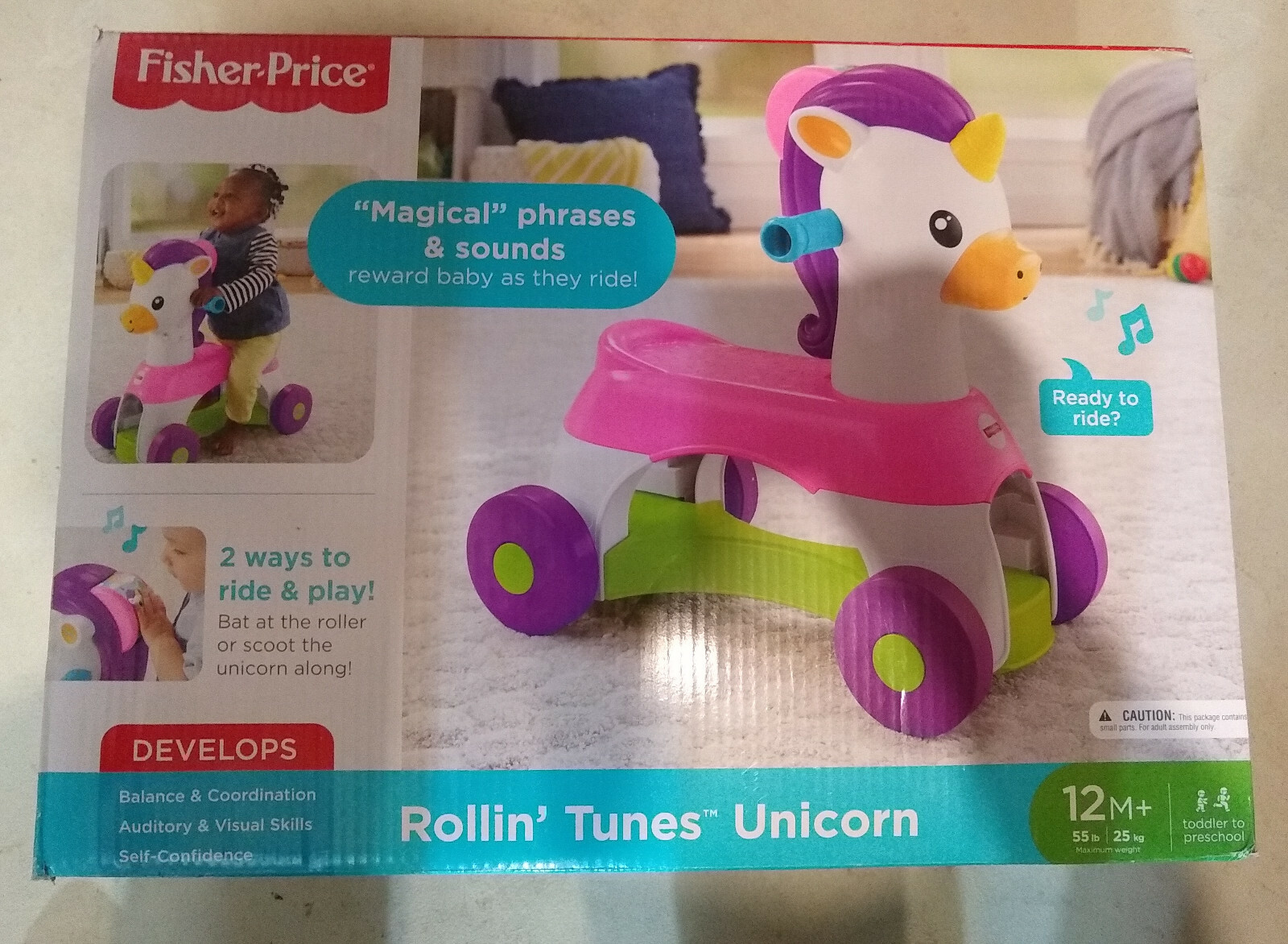 fisher price rollin tunes unicorn