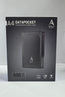 Aiolo Innovation 500GB Ultra Slim Portable Externe Festplatte HDD-USB 3.0