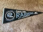 SUPER BOWL XI NFL Oakland Raiders - 1977 AFC Champion Pennant (VINTAGE)-RARE