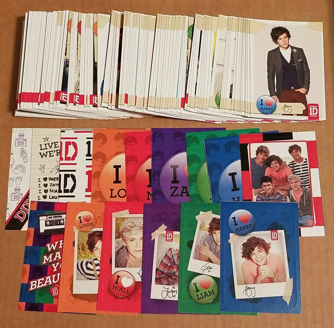 ONE DIRECTION 1D Panini 2013 Complete Set 1-100 + 15