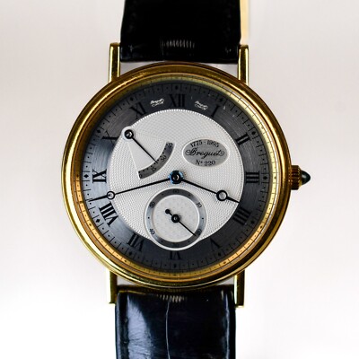 Breguet 1995 Jubilee 35mm 18k Yellow Gold Silver Guilloche Limited 220th Manual