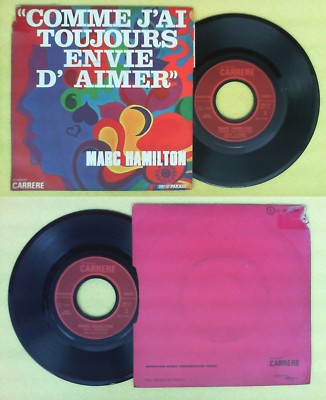 LP 45 7'' MARC HAMILTON Wie ich immer am Leben bin Teppich no cd mc dvd