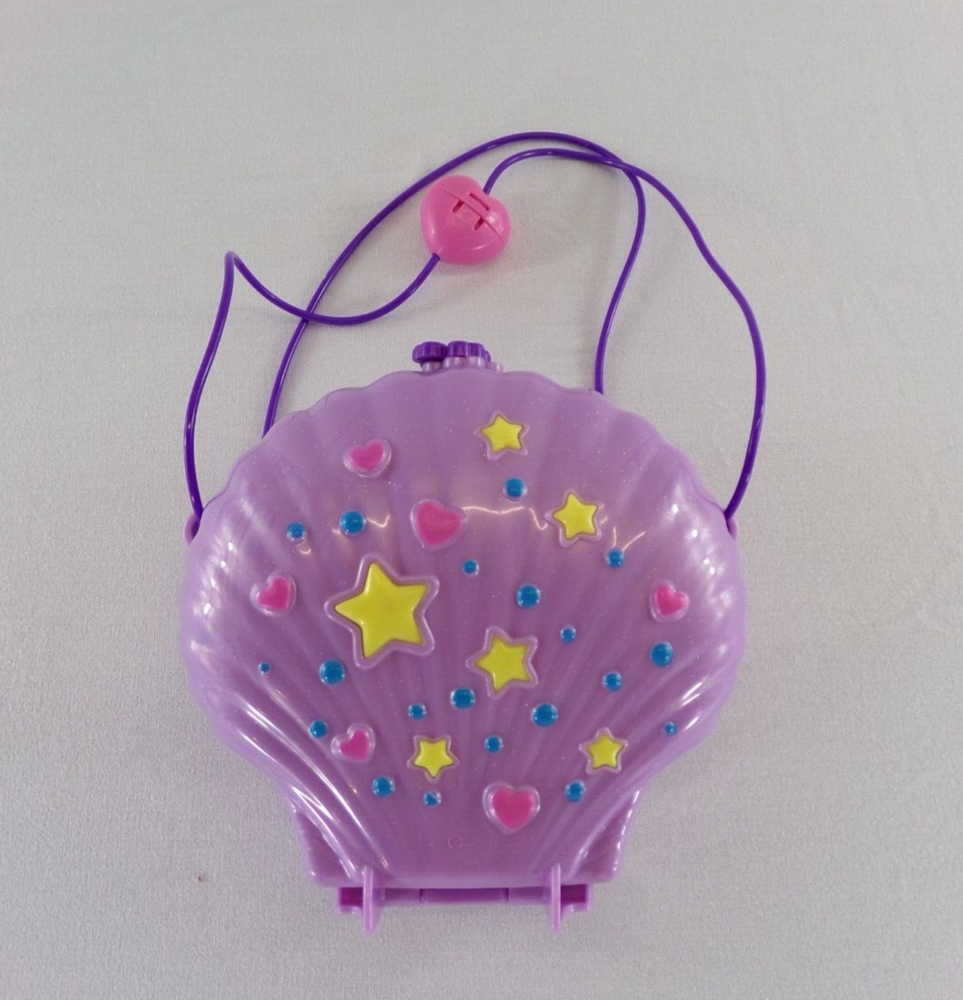 Polly Pocket Mini Seashell Playset W/strap, 2019, Excellent Condition, No Figure