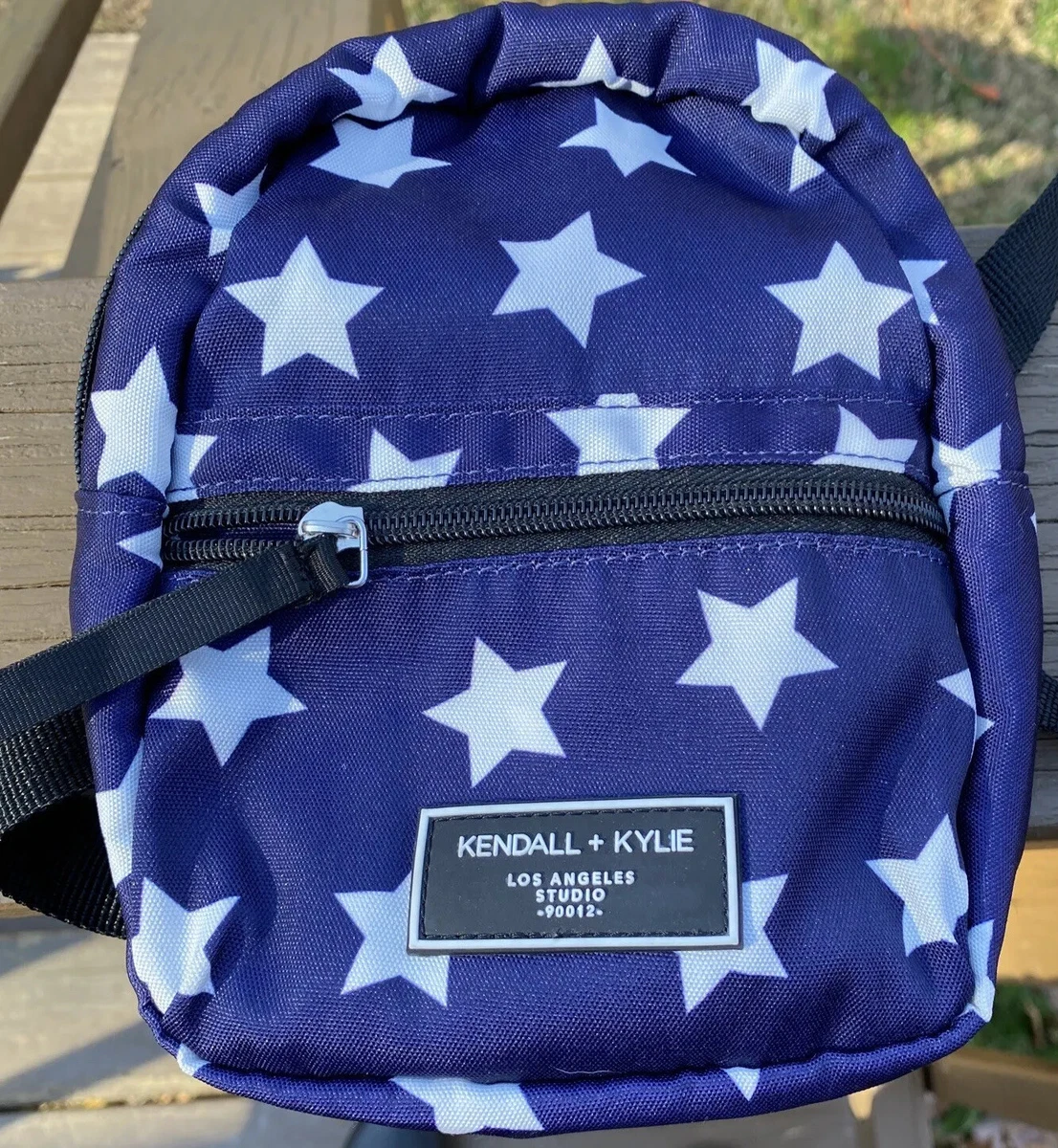 LIMITED Kendall & Kylie Jenner Los Angeles mini backpack Blue