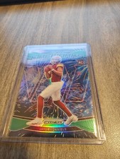 2024 Panini Prizm Jayden Daniels Green Fireworks Rookie Card RC #24 Commanders