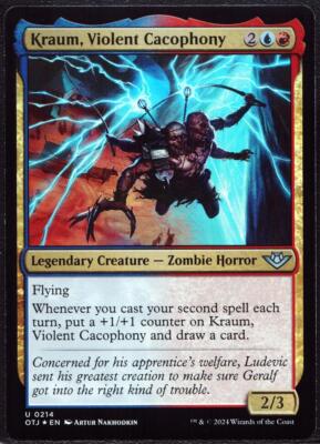 Kraum, Violent Cacophony - 214 Foil MTG OTJ