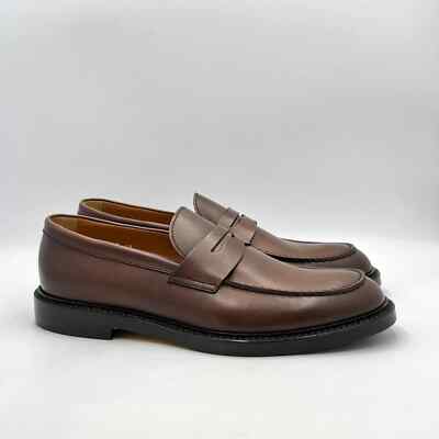 Penny Herren Halbschuh Doucal's Leder mattbraun mit Lederboden 2528