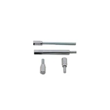 V-Twin Mfg® 35-0029 - Chrome Extended Float Bowl Screw Kit for S&S Super E & G